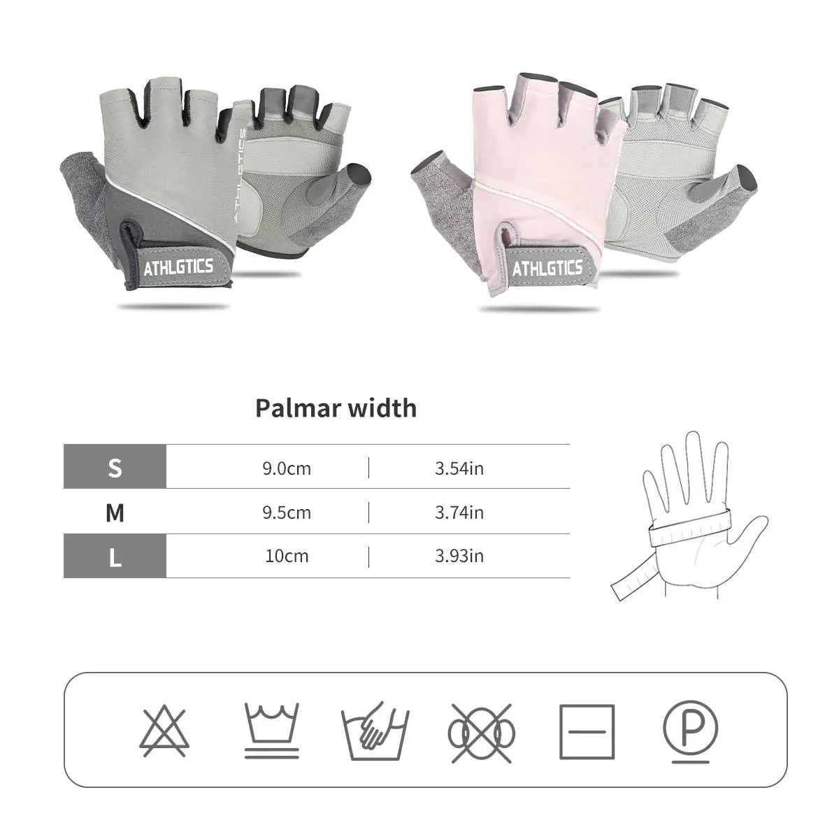 1 Pair Half Finger Gloves Ice Silk Breathable Gym Fitness Women Men Anti-Slip Pad Cycling Fingerless Gloves Bicycle Accessories