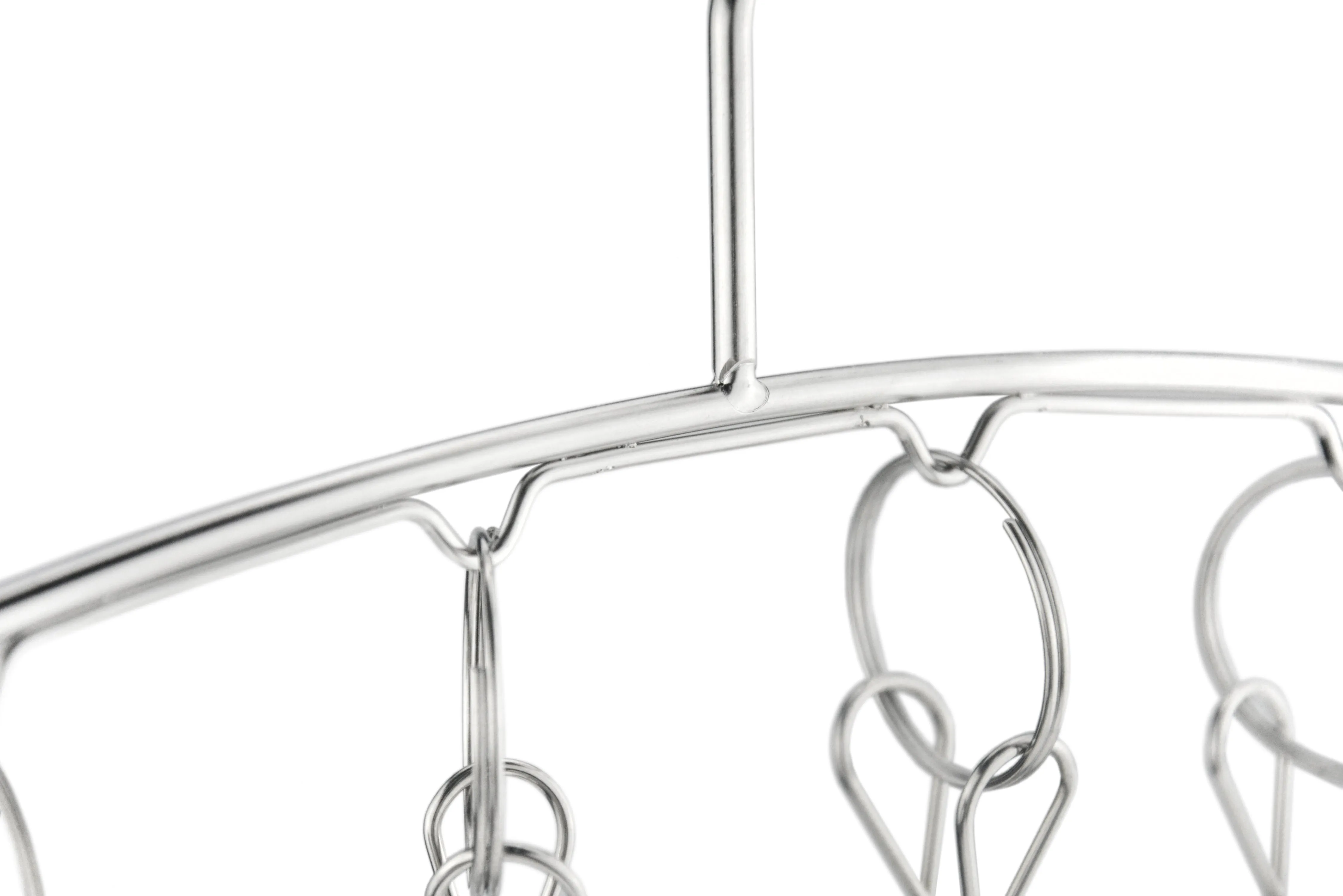 10 Clips Stainless Steel Clothes Hanger 2pack