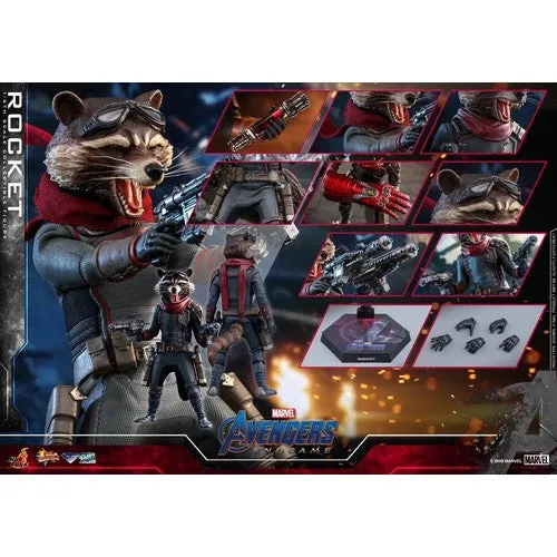 1:6 Avengers 4 : Endgame - Rocket Raccoon Figure MMS548 Hot Toys