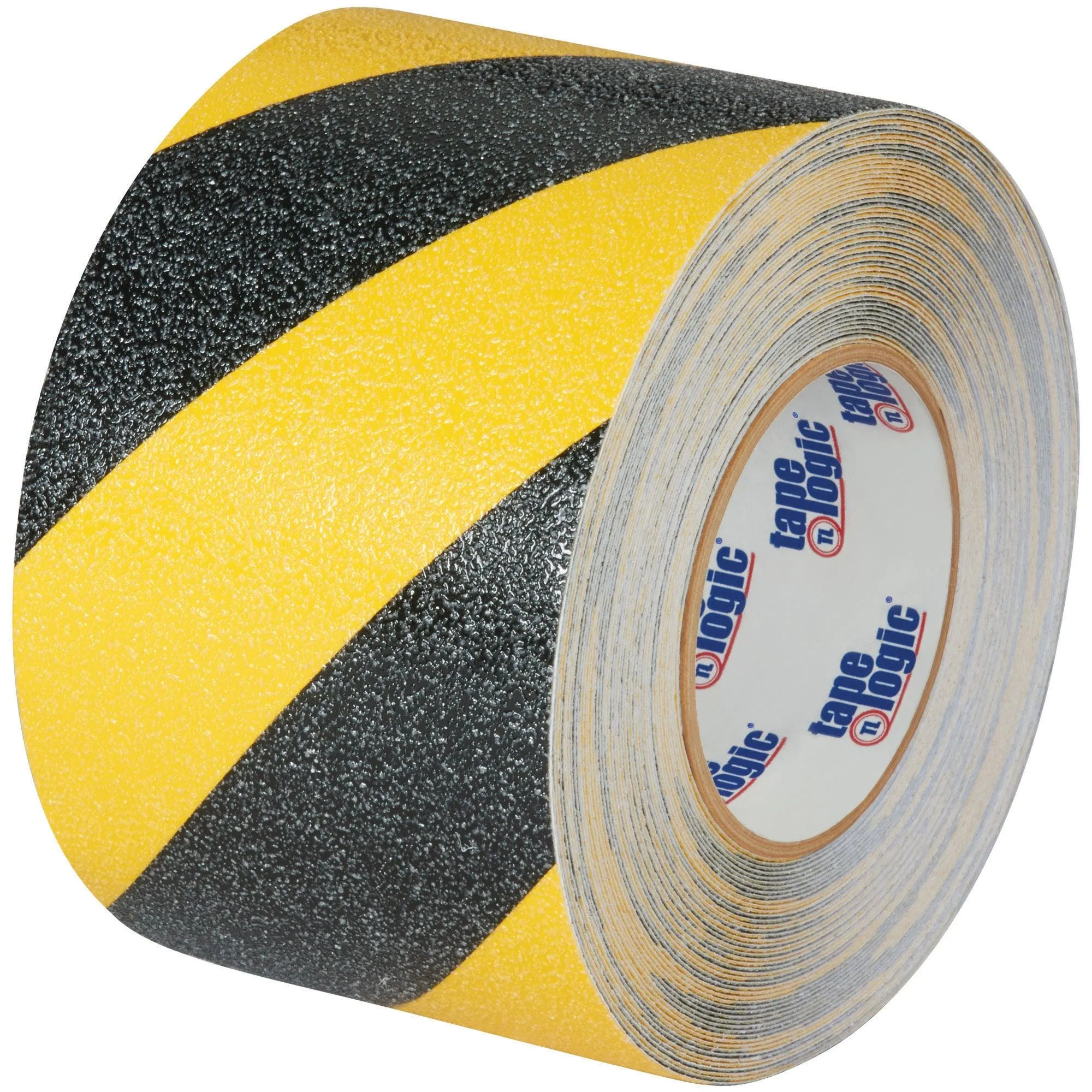 2" x 60' Black/Yellow Striped Heavy-Duty Tape Logic® Anti-Slip Tape