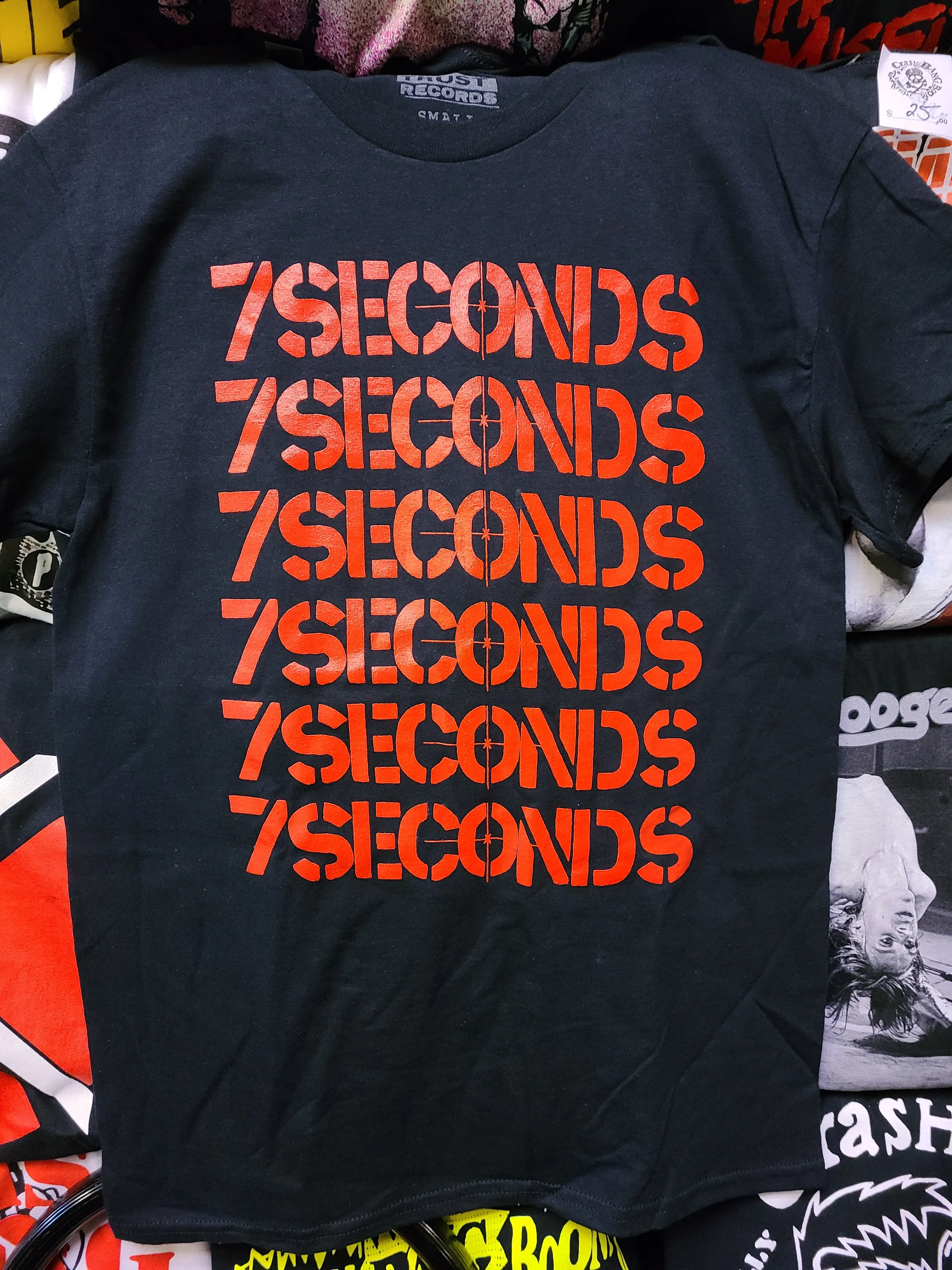 7 Seconds Stacked Logo T-Shirt