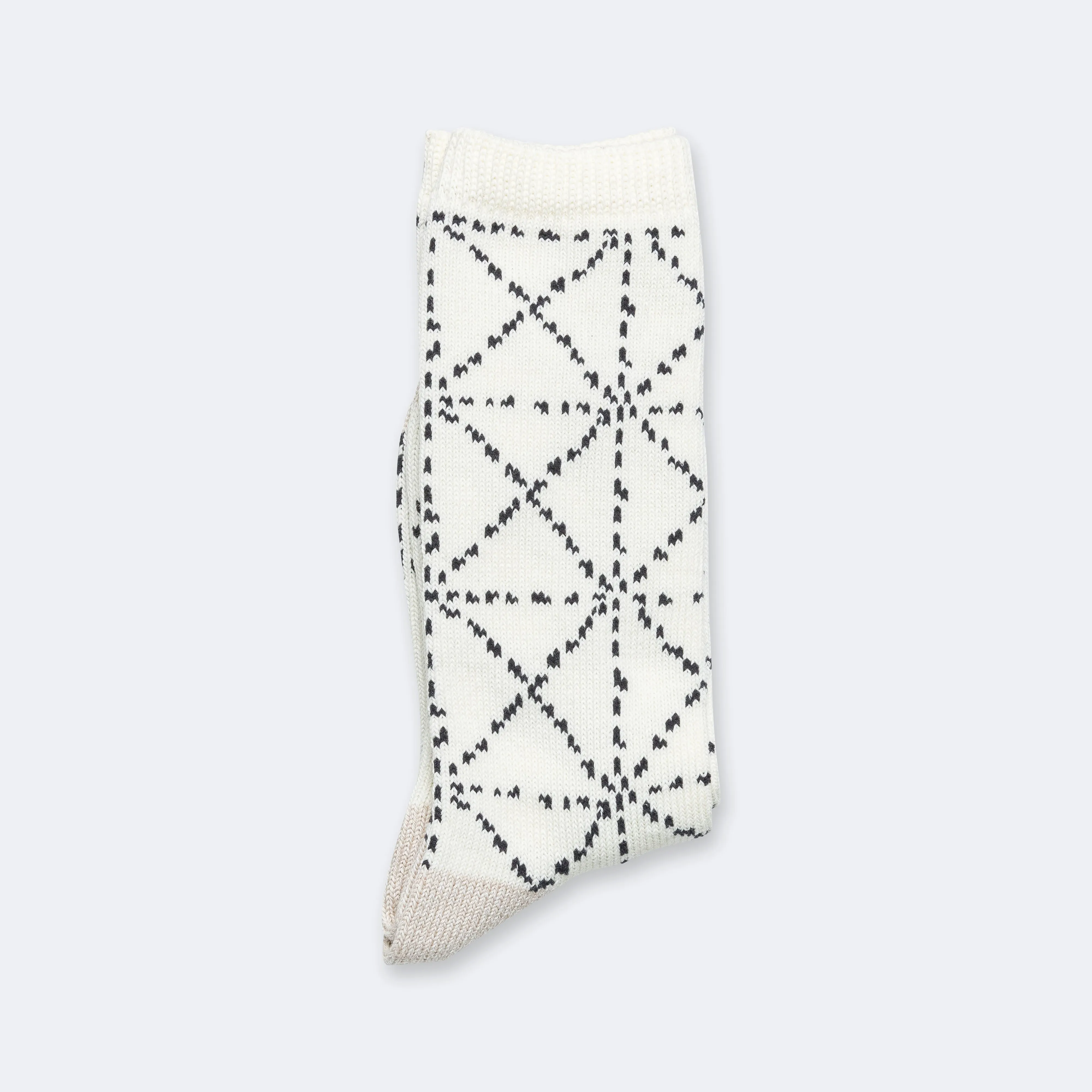 84 Yarns SASHIKO Socks - Ecru