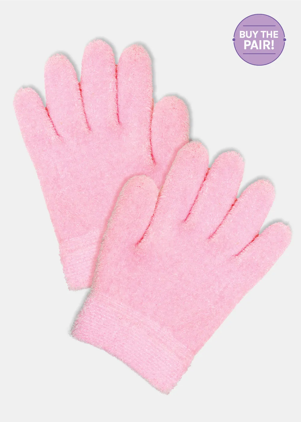 A  Gel Lined Moisturizing Spa Glove