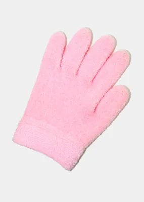 A  Gel Lined Moisturizing Spa Glove