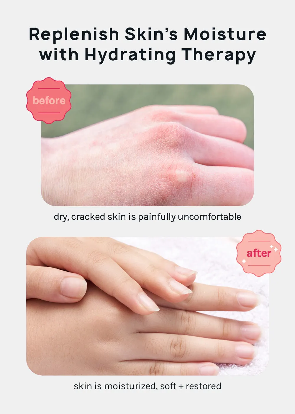 A  Gel Lined Moisturizing Spa Glove