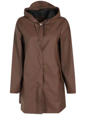 A-line parka coat