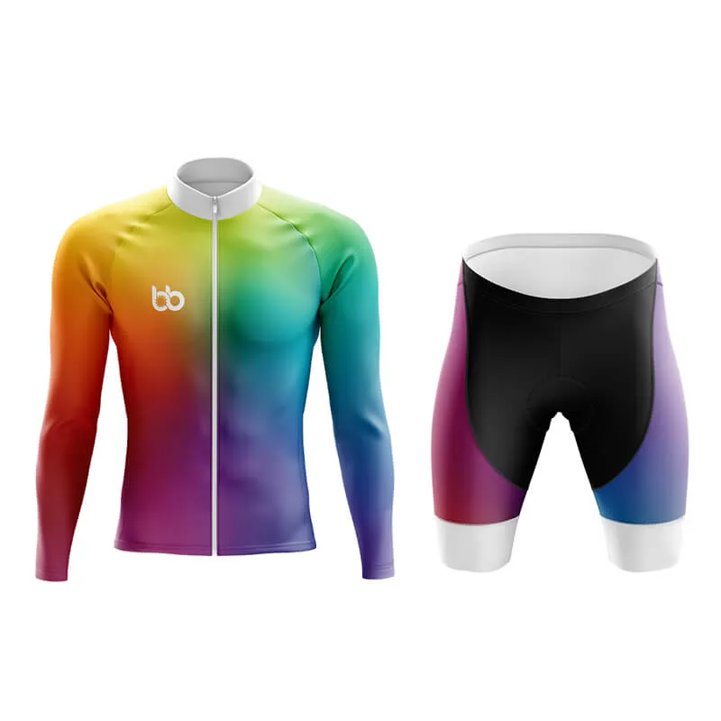 Abstract Rainbow (V2) Club Cycling Kit