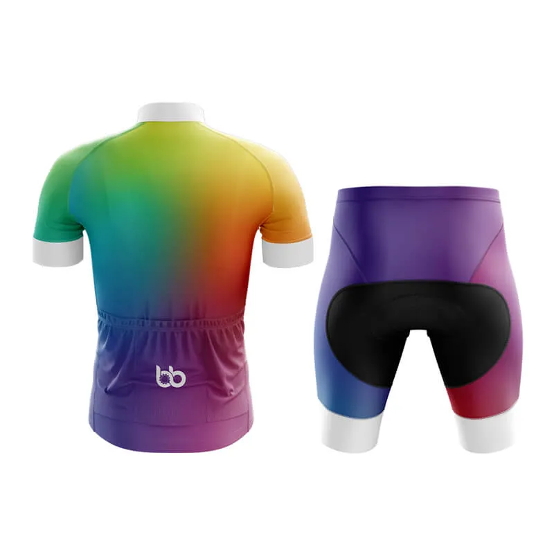 Abstract Rainbow (V2) Club Cycling Kit