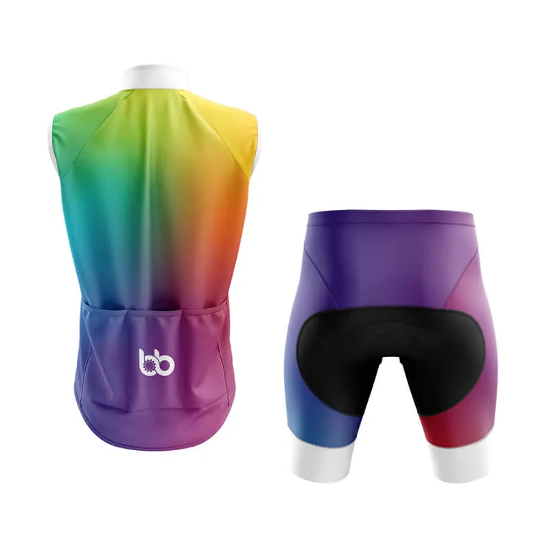 Abstract Rainbow (V2) Club Cycling Kit