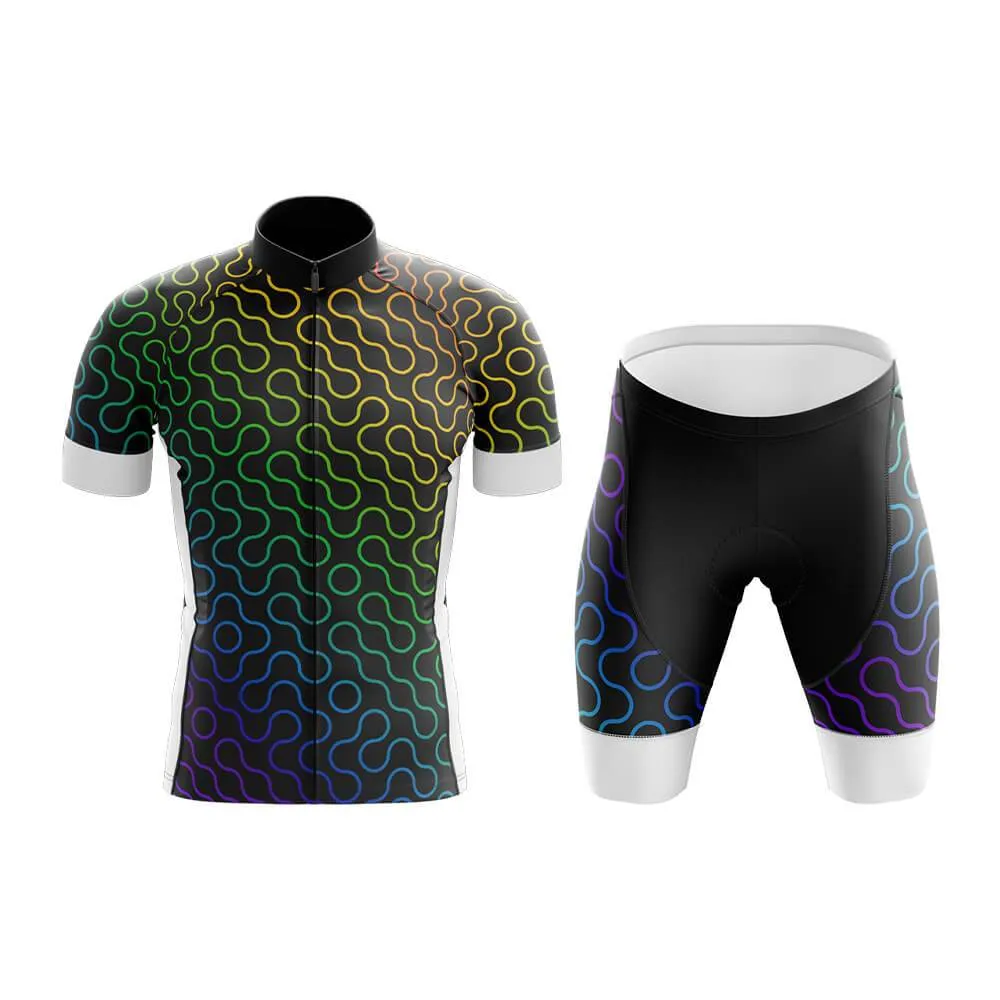 Abstract Rainbow (V8) Club Cycling Kit