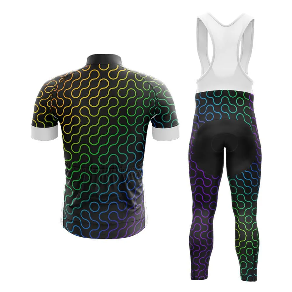 Abstract Rainbow (V8) Club Cycling Kit