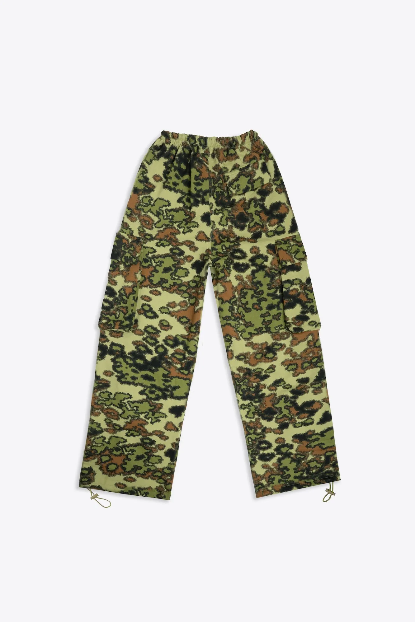 Abstracted Camo Cargo Pants (Moss/Wheat)