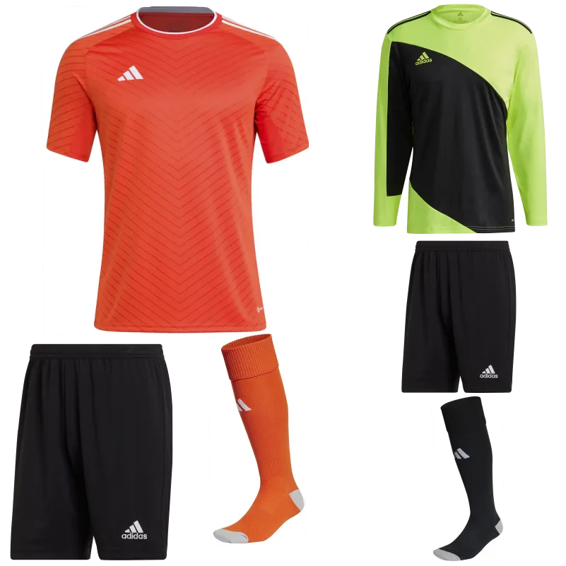 ADIDAS CAMPEON 23 SS KIT BUNDLE TEAM ORANGE