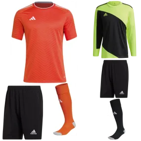 ADIDAS CAMPEON 23 SS KIT BUNDLE TEAM ORANGE