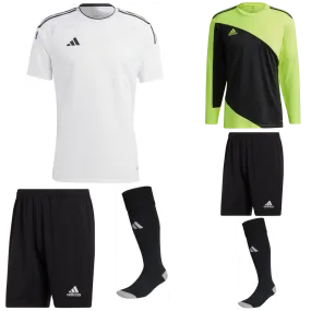 ADIDAS CAMPEON 23 SS KIT BUNDLE WHITE BLACK