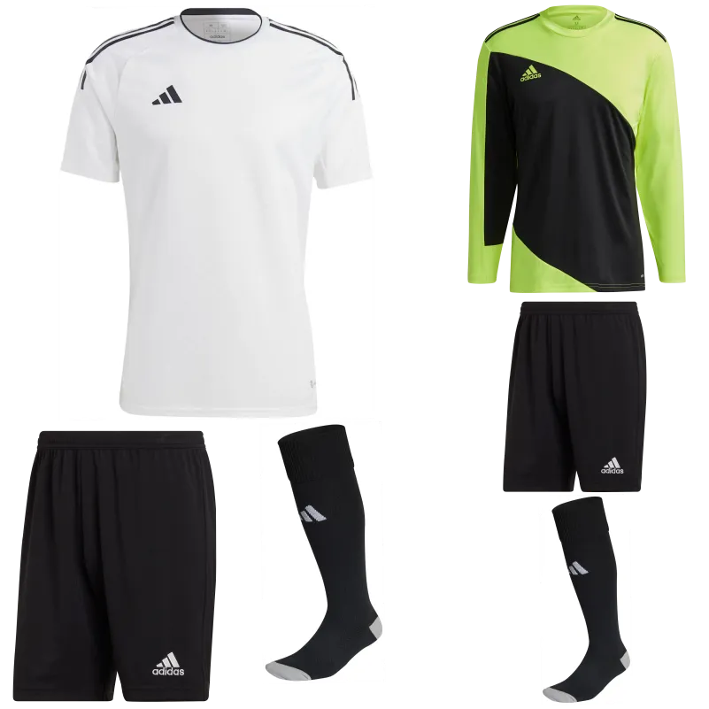 ADIDAS CAMPEON 23 SS KIT BUNDLE WHITE BLACK