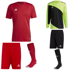 ADIDAS TABELA 23 SS KIT BUNDLE TEAM POWER RED 2 WHITE