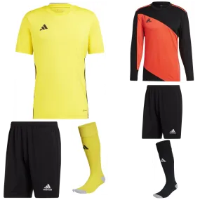 ADIDAS TABELA 23 SS KIT BUNDLE TEAM YELLOW BLACK