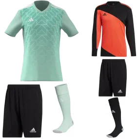 ADIDAS TEAM ICON 23 SS KIT BUNDLE CLEAR MINT