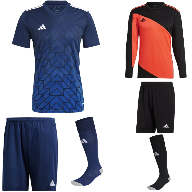 ADIDAS TEAM ICON 23 SS KIT BUNDLE TEAM NAVY BLUE 2