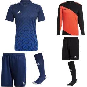 ADIDAS TEAM ICON 23 SS KIT BUNDLE TEAM NAVY BLUE 2