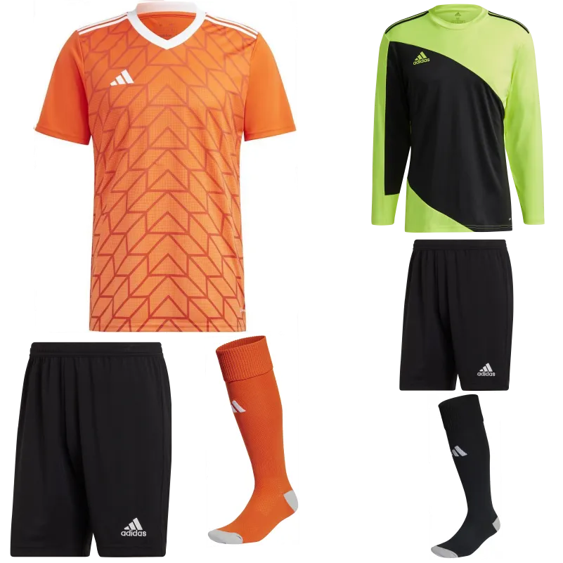 ADIDAS TEAM ICON 23 SS KIT BUNDLE TEAM ORANGE