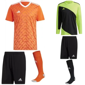 ADIDAS TEAM ICON 23 SS KIT BUNDLE TEAM ORANGE