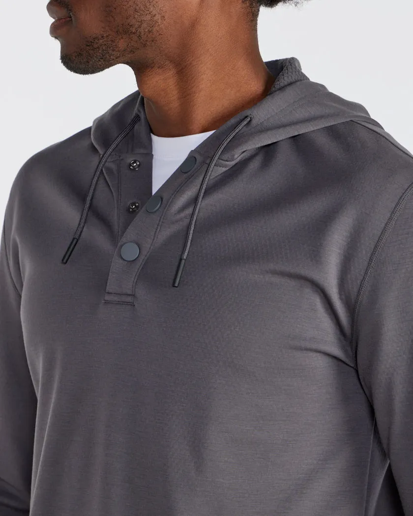 Adventure Fleece Hooded Henley