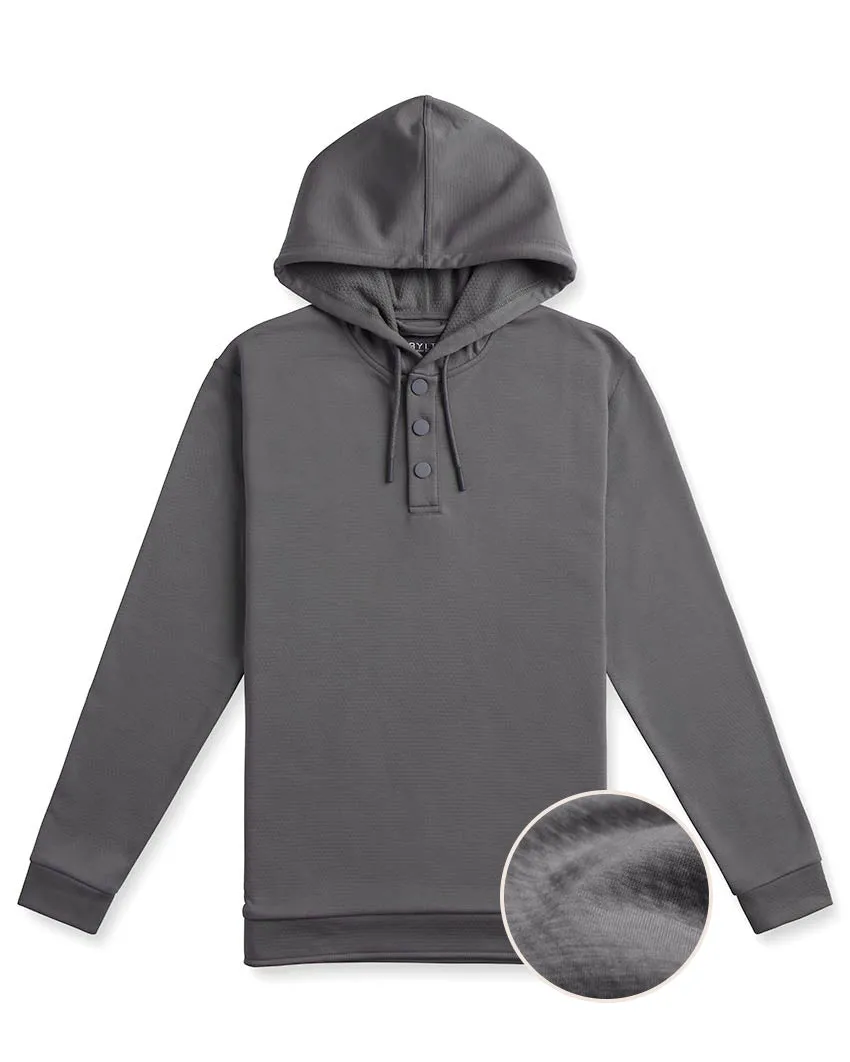 Adventure Fleece Hooded Henley