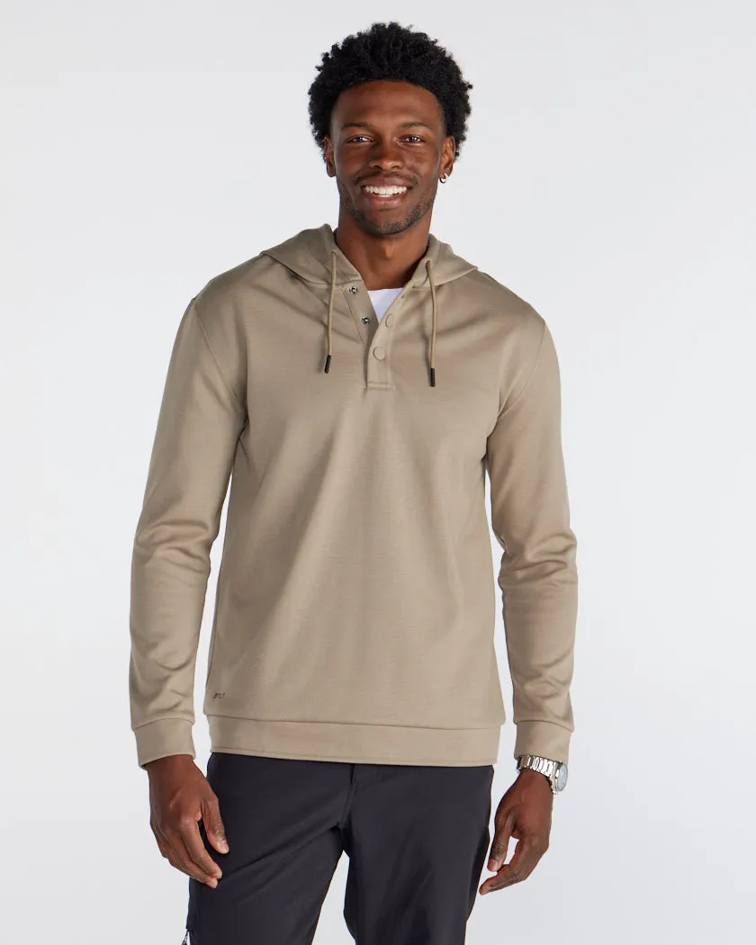 Adventure Fleece Hooded Henley