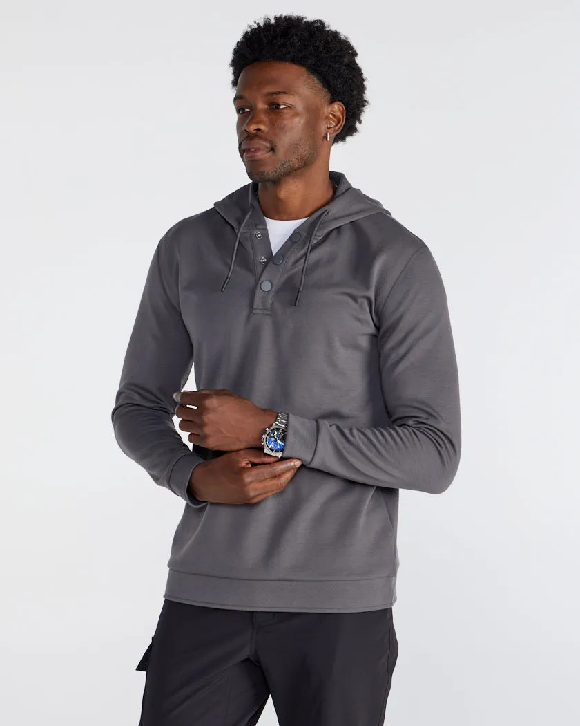 Adventure Fleece Hooded Henley