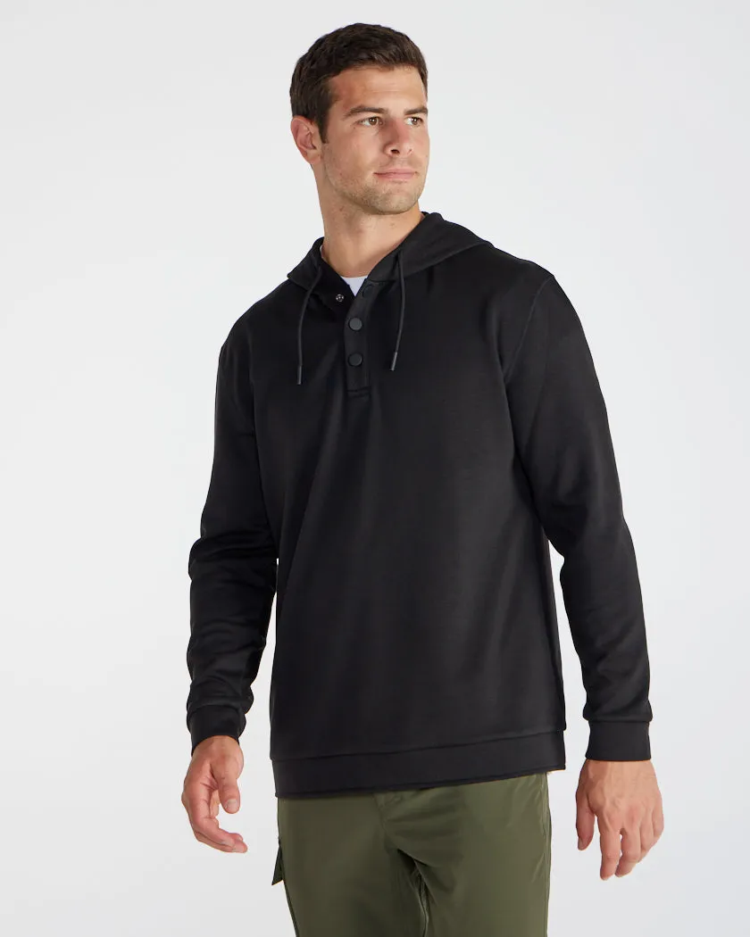 Adventure Fleece Hooded Henley