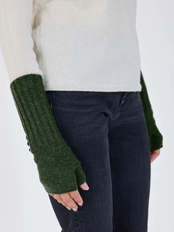 Alexine Cashmere Fingerless Gloves