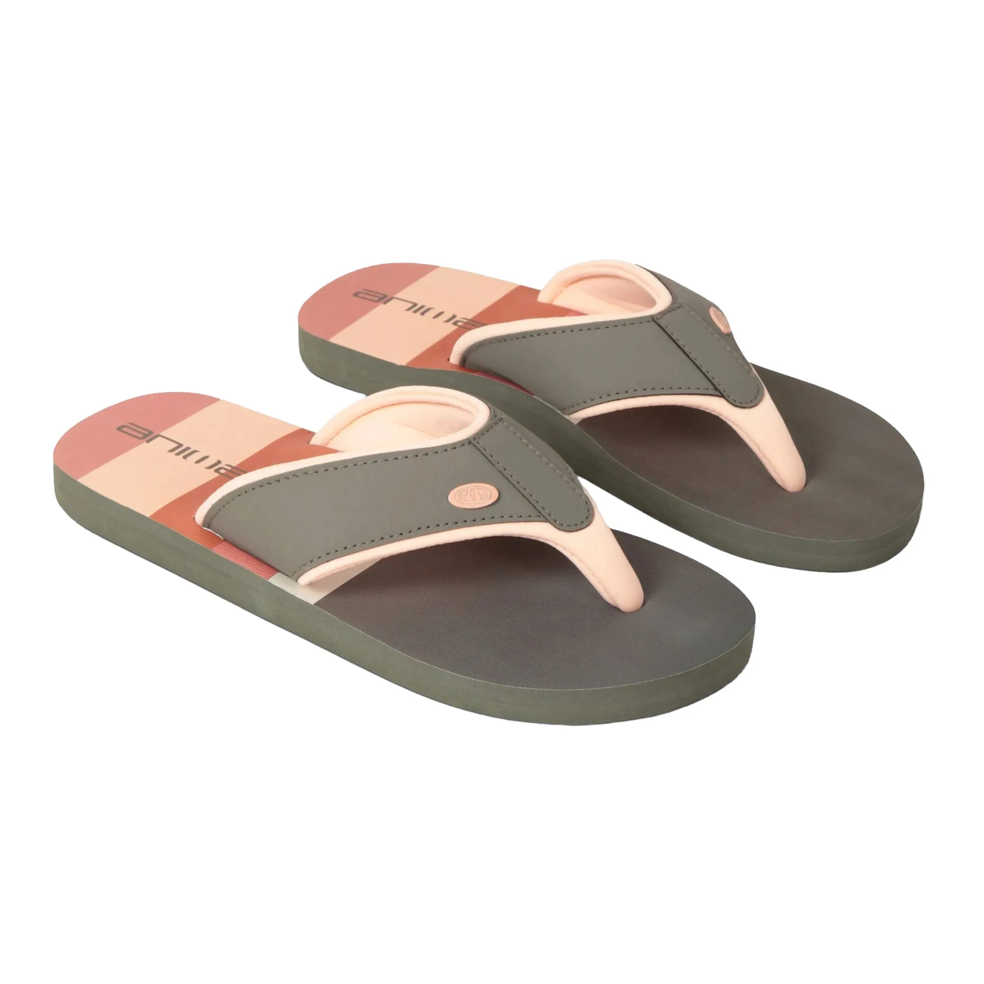 Animal Womens/Ladies Swish Contrast Detail Recycled Flip Flops