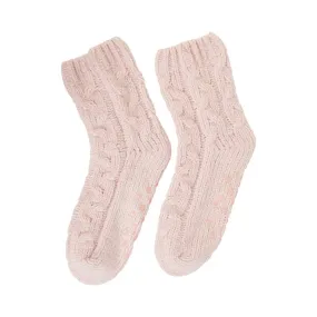 Annabel Trends Chenille Room Sock Pink Quartz