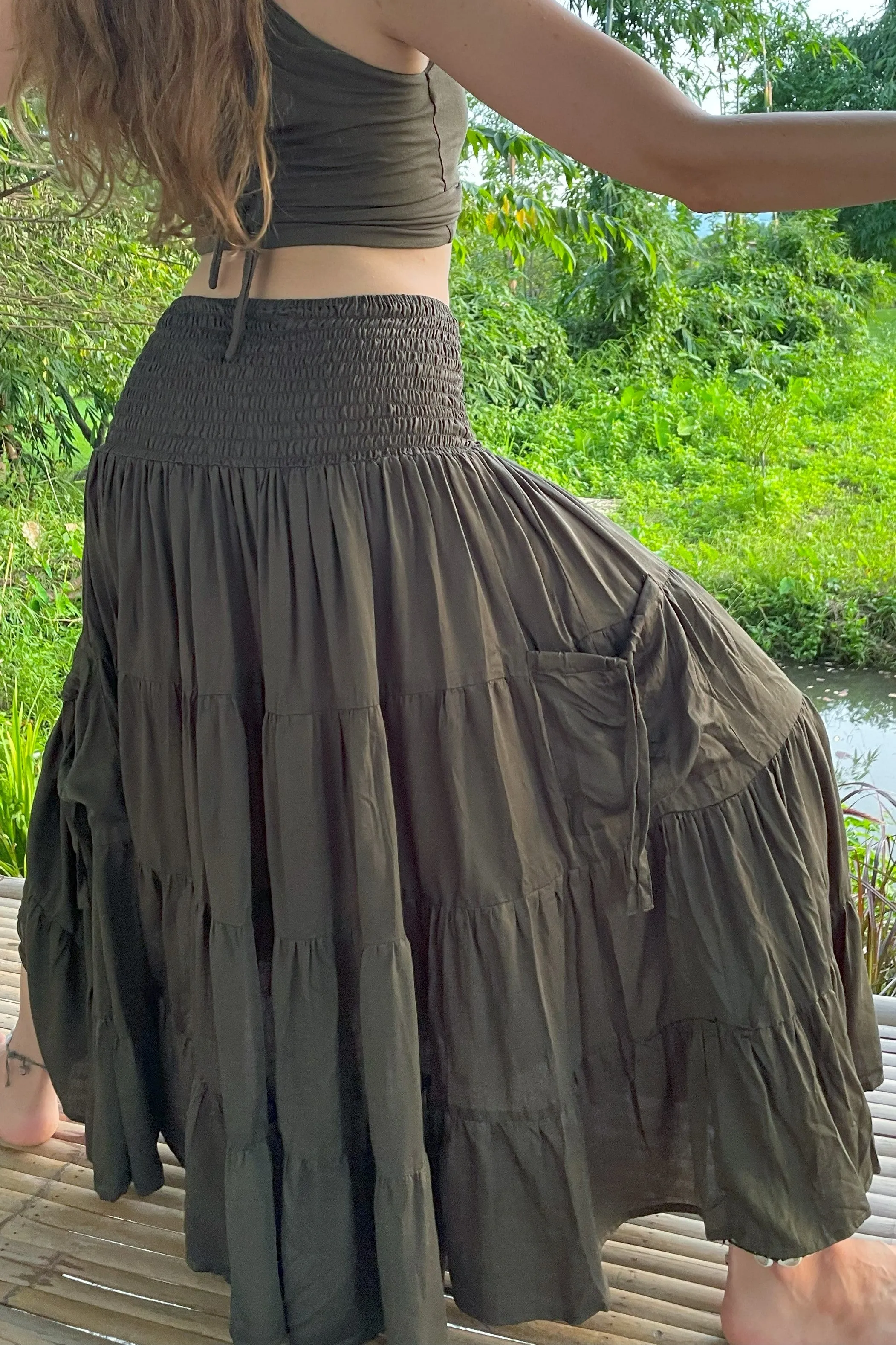 Aphrodite Skirt in Sage