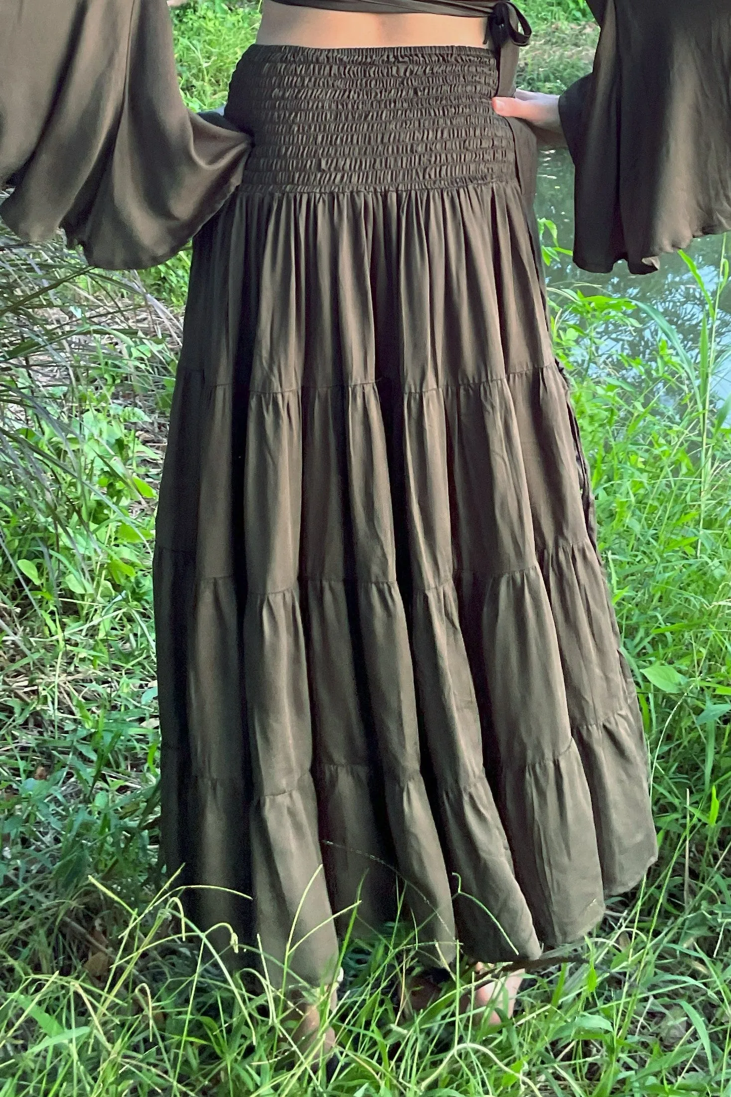 Aphrodite Skirt in Sage