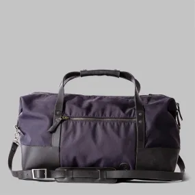 Ashford Navy Nylon & Leather Holdall