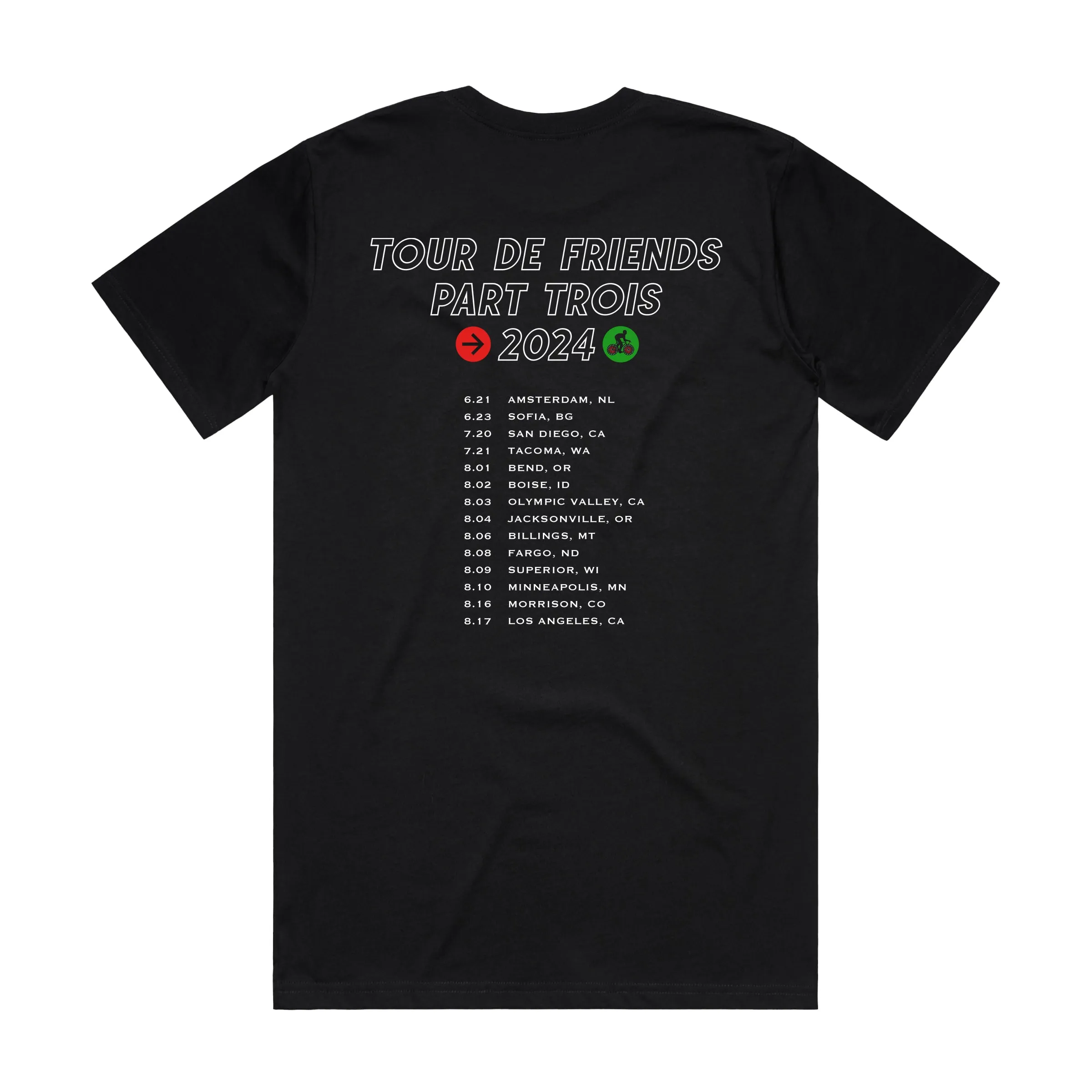 Atmosphere - Tour De Friends: Part Trois Tour T-Shirt (Black)