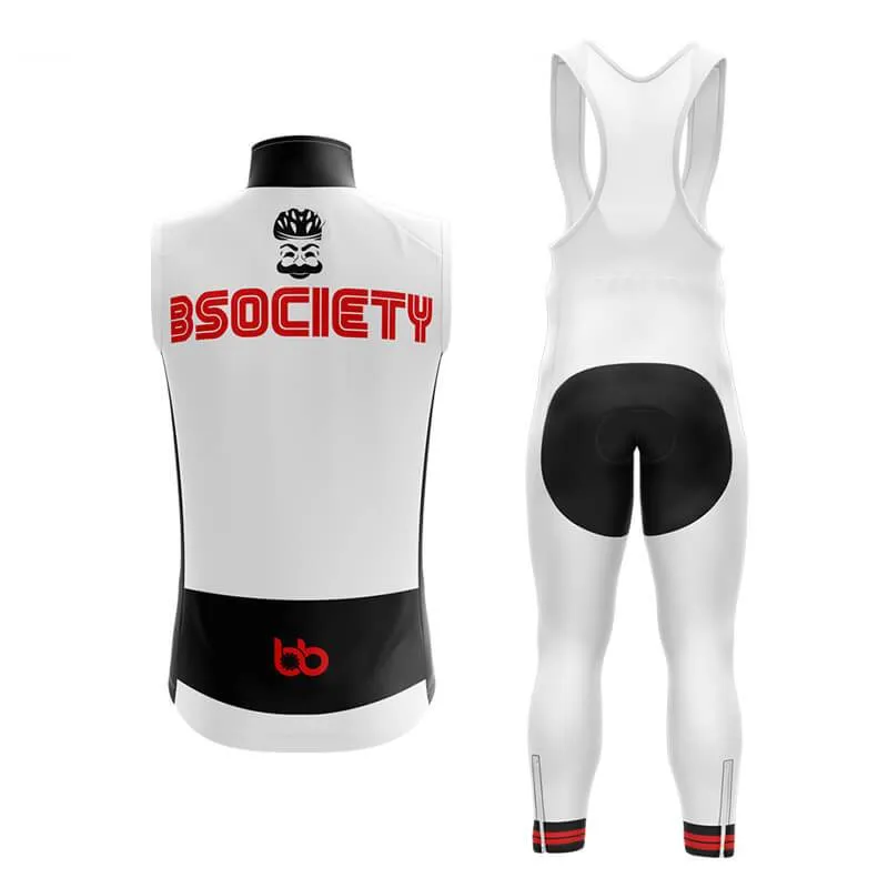 B Society (V1) (White) Club Cycling Kit