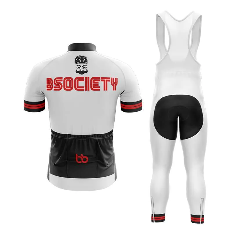 B Society (V1) (White) Club Cycling Kit