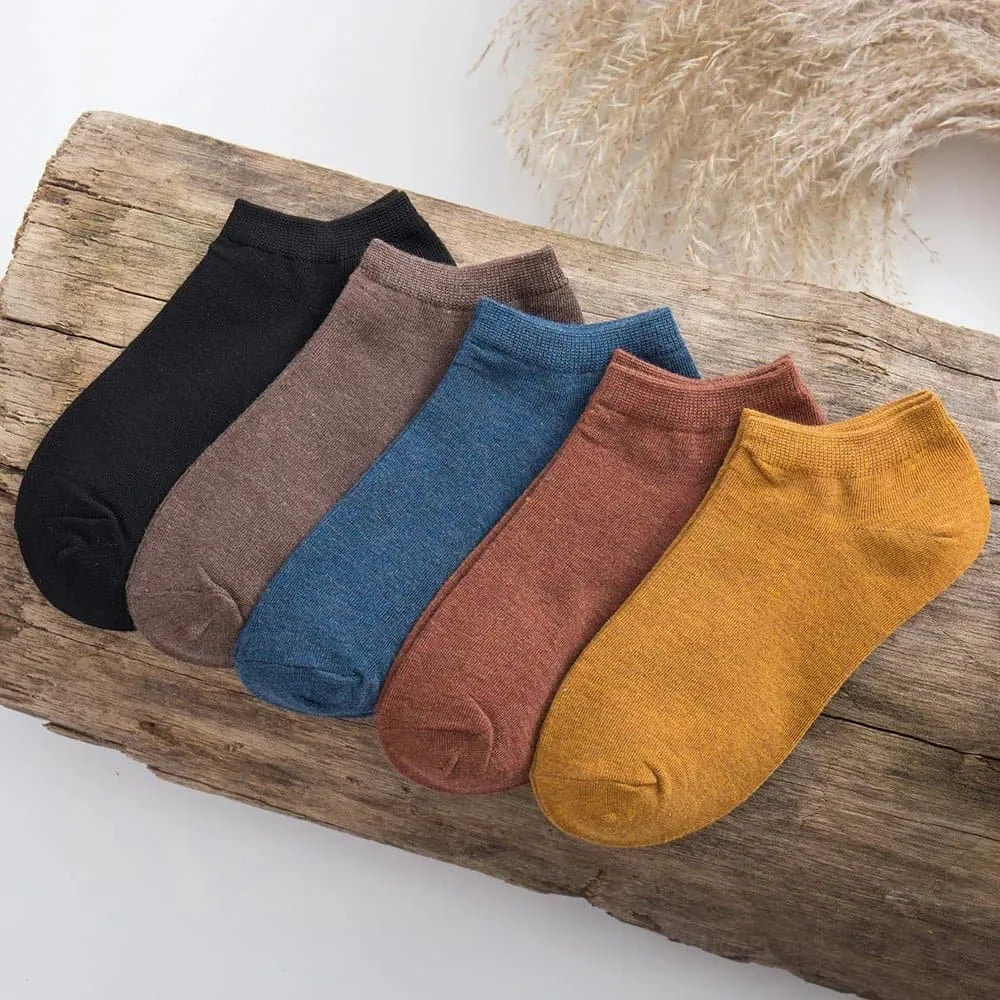 Bamboo Fiber Thin Casual Socks for Women - Pack of 10 Pairs