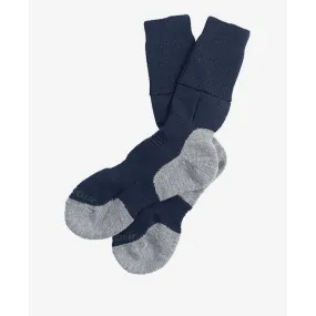 Barbour Cragg Mens Boot Socks - Navy Mix