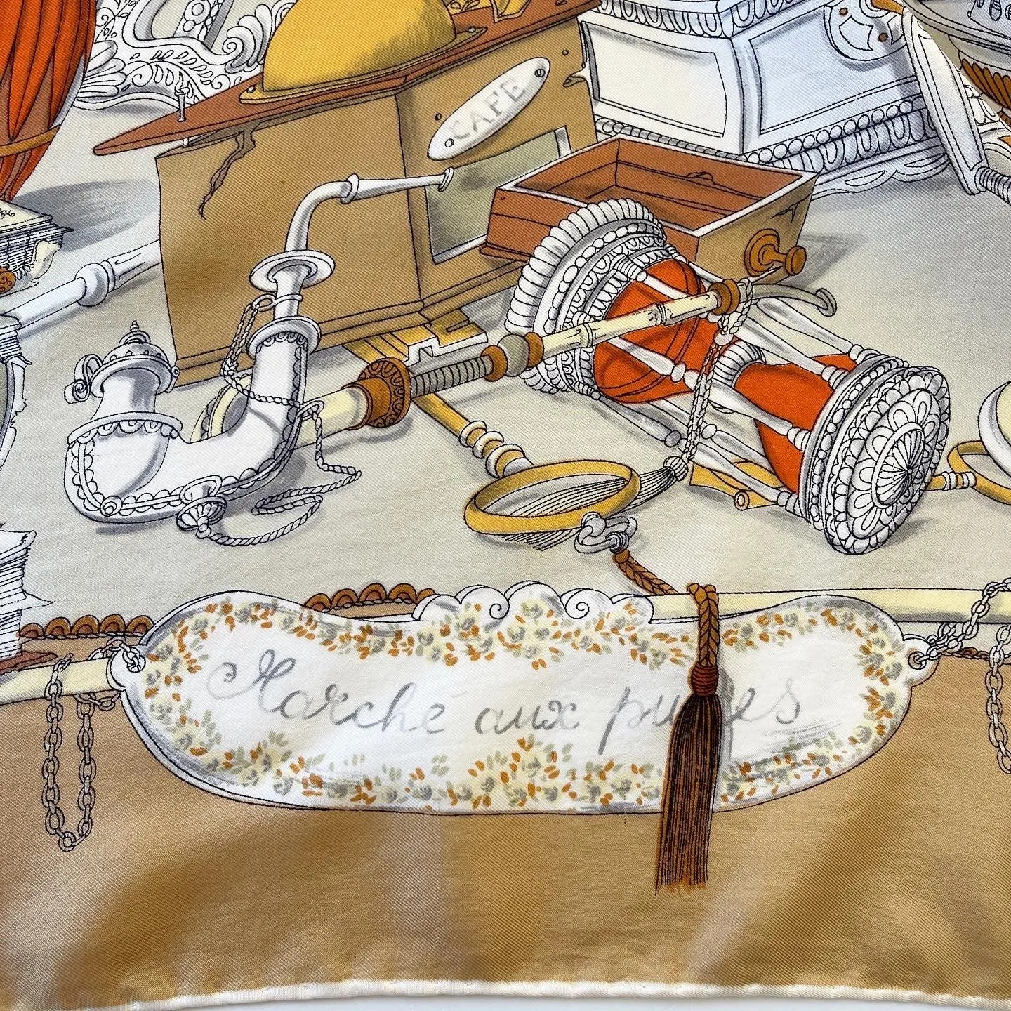 BELL "Marché aux puces" vintage scarf