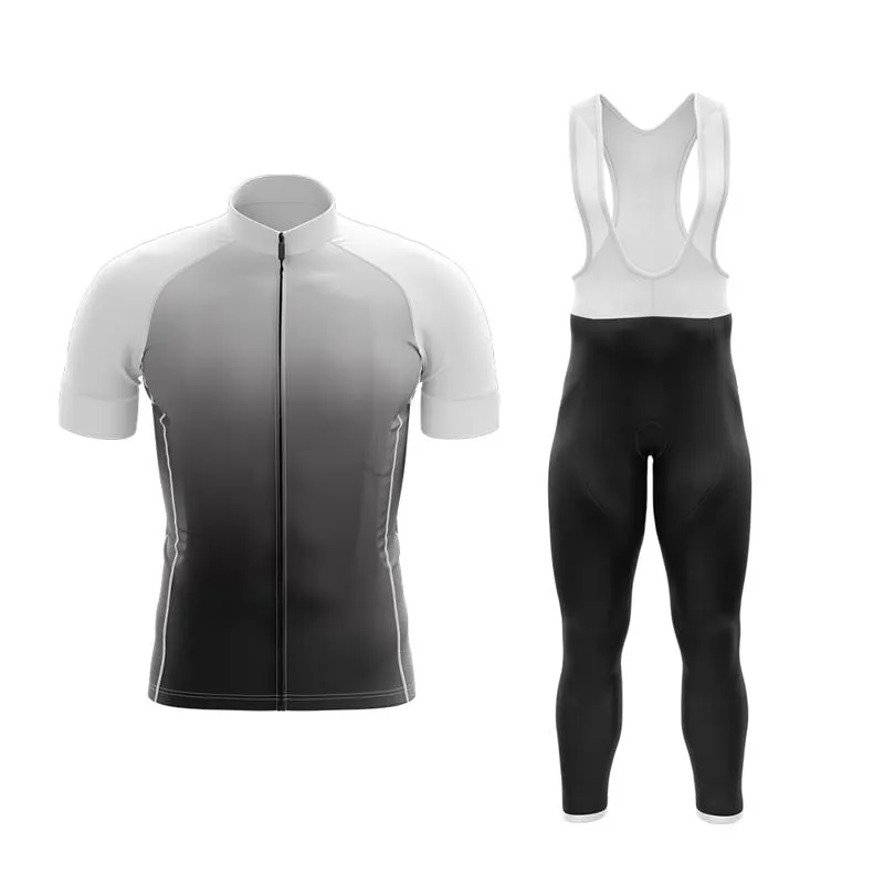 Black to White Club Cycling Kit