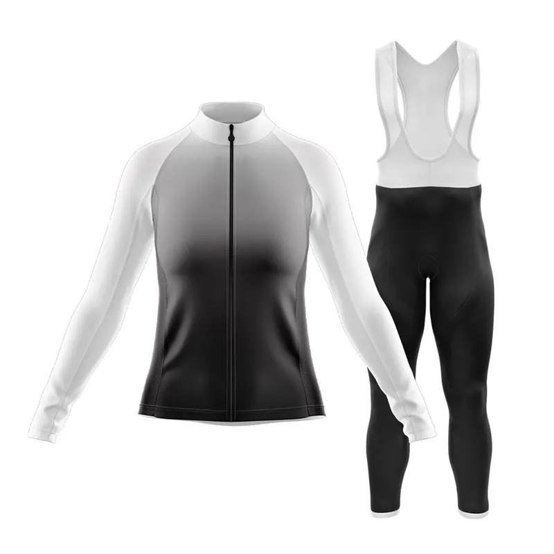 Black to White Club Cycling Kit