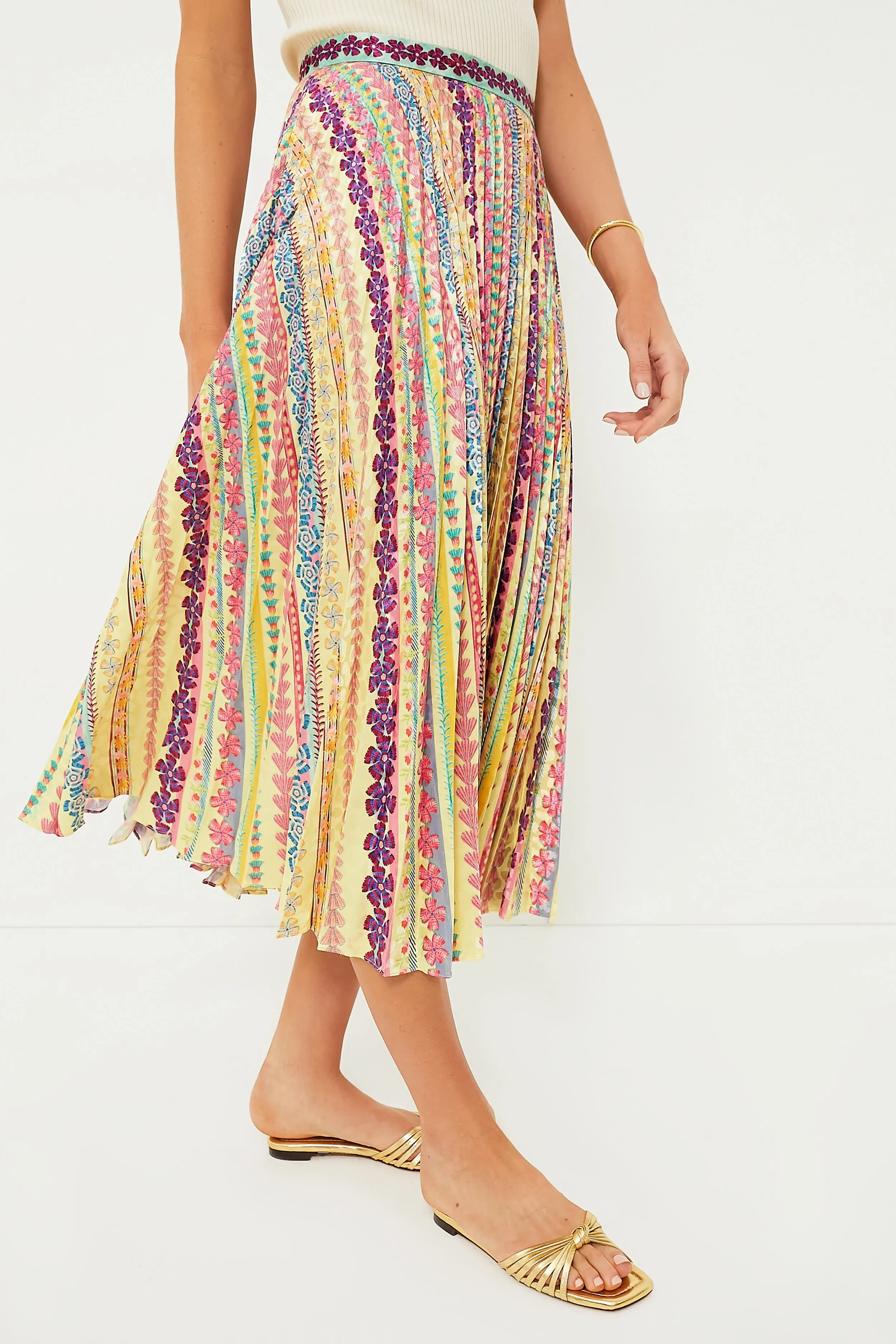 Bloom Gradiant Kim Midi Skirt