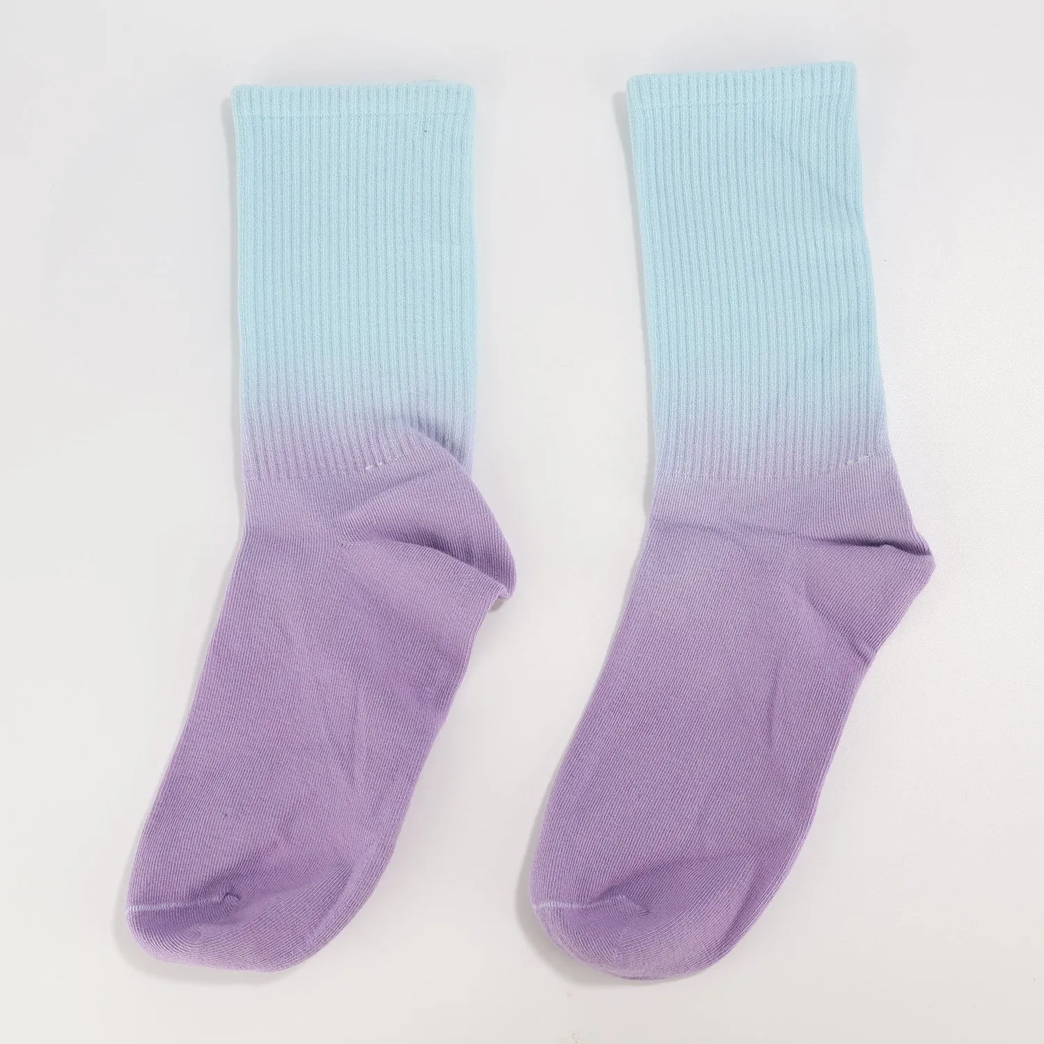 Blue to Purple Socks