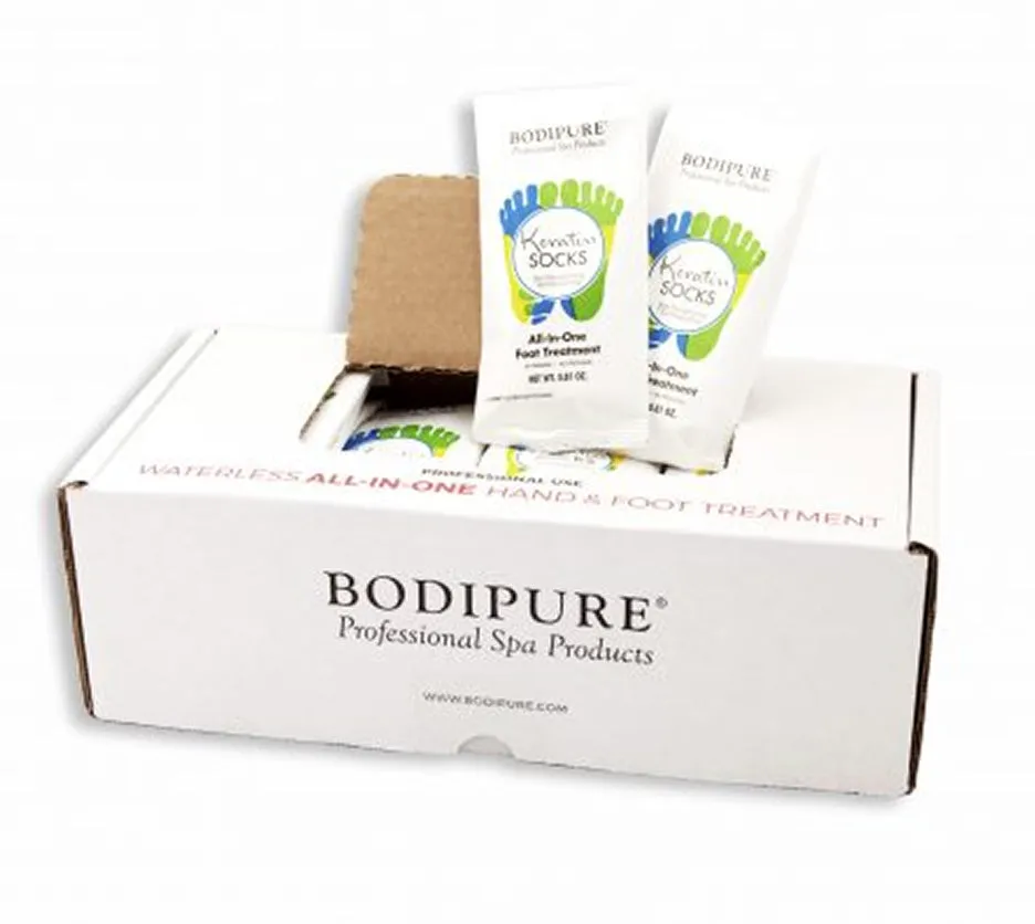 Bodipure Keratin Foot Sock Natural Moisturising Treatment - Professional