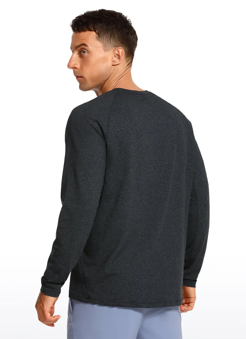 Brushed Slim-Fit Long Sleeve